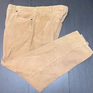 Land’s End 34W Tan Corduroy Pants